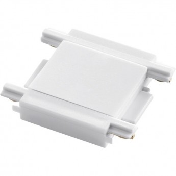 Соединитель с токопроводом прямой NOVOTECH SMAL SHINO NT23 000 для низковольтного шинопровода, IP20 48V (белый)